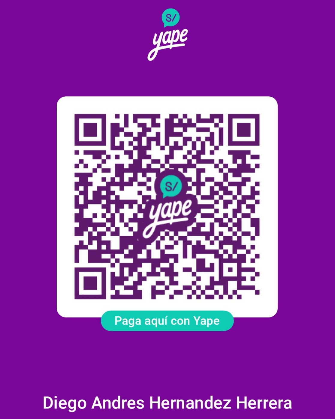 Código QR Yape